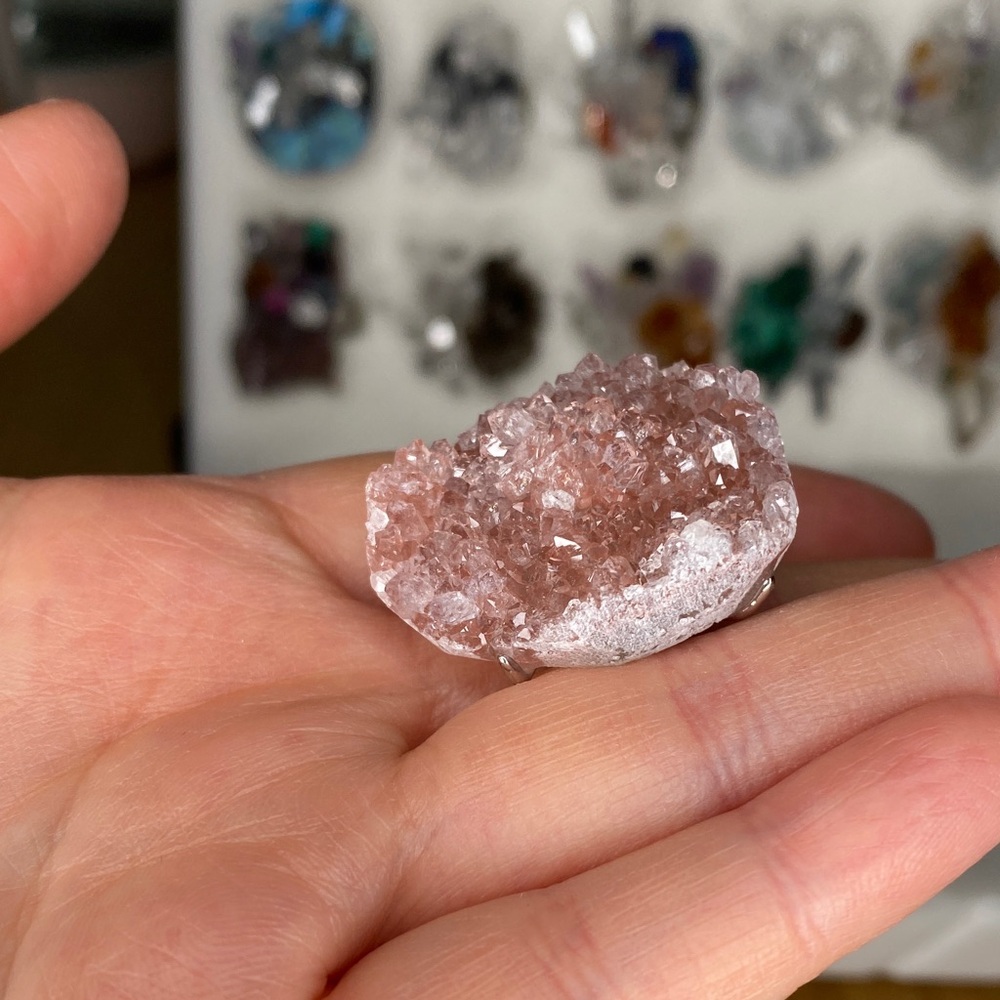 Amethyst Druzy Ring - image 2